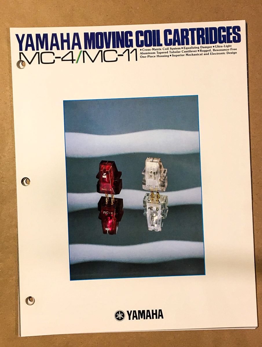 Yamaha MC-4 MC-11 Moving Coil Cartridges Dealer Brochure *Original*