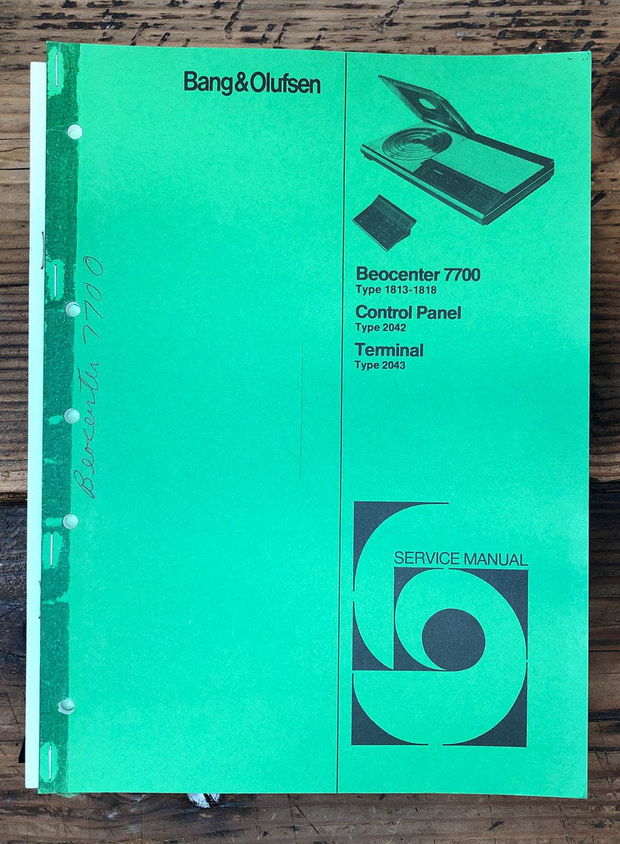 Receiver Service Manual *Original* Vintage Audio Store Vintage