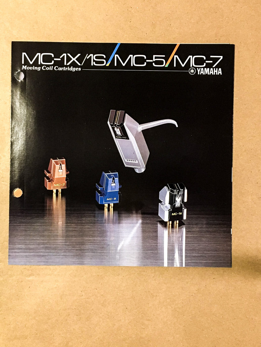 Yamaha MC-1X / 1S MC-5 MC-7 Moving Coil Cartridges Dealer Brochure