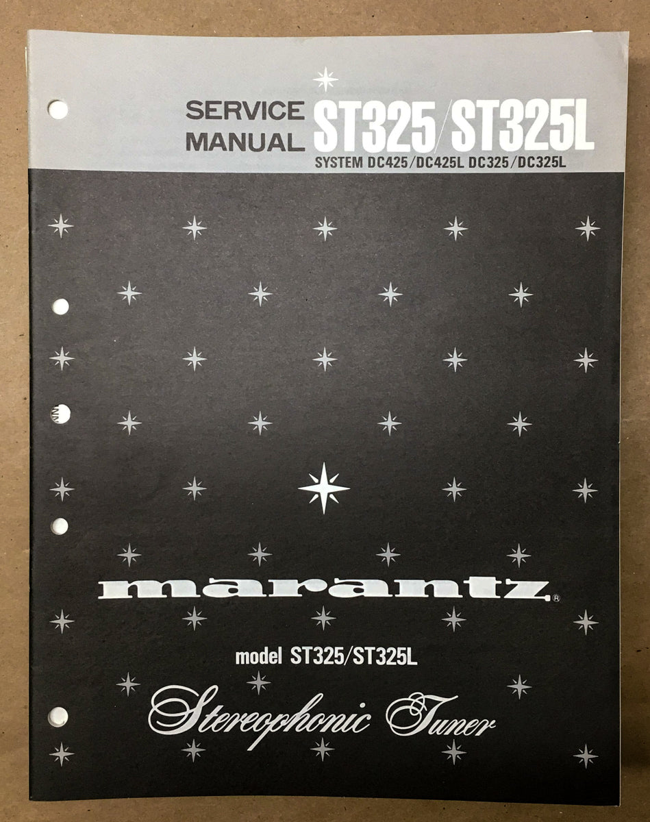 Marantz ST-325 ST325L Tuner Service Manual *Original*