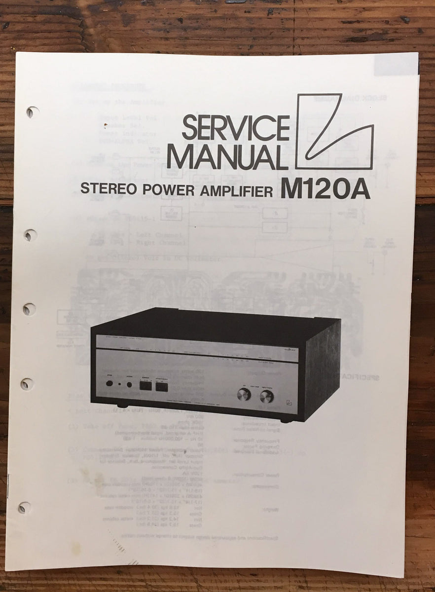 Kit De Réparation Condensateurs Pour Ampli Luxman M-120A – Neuf – Service Recap