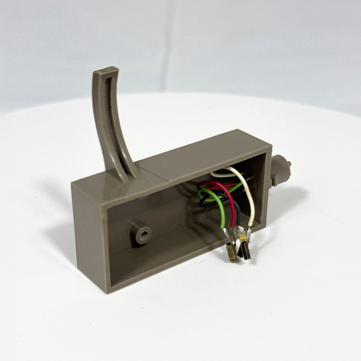 Vintage Plug-in Turntable Tonearm Head, Taupe - No Cartridge