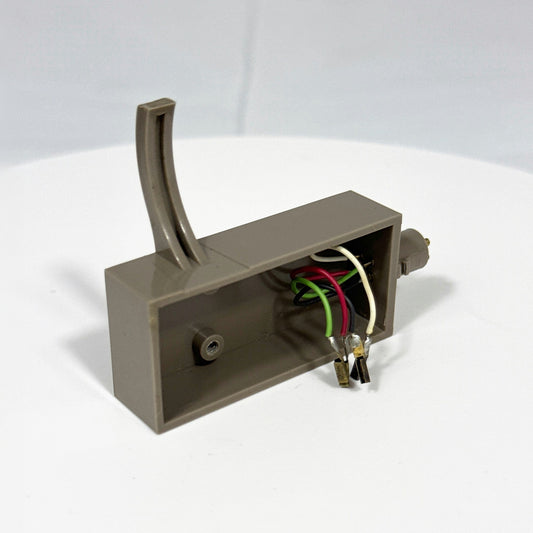 Vintage Plug-in Turntable Tonearm Head, Taupe - No Cartridge