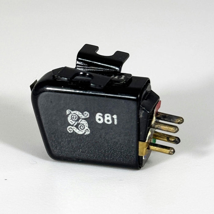 Vintage Stanton 681 Phono Cartridge Body with Mounting Bracket - No Stylus