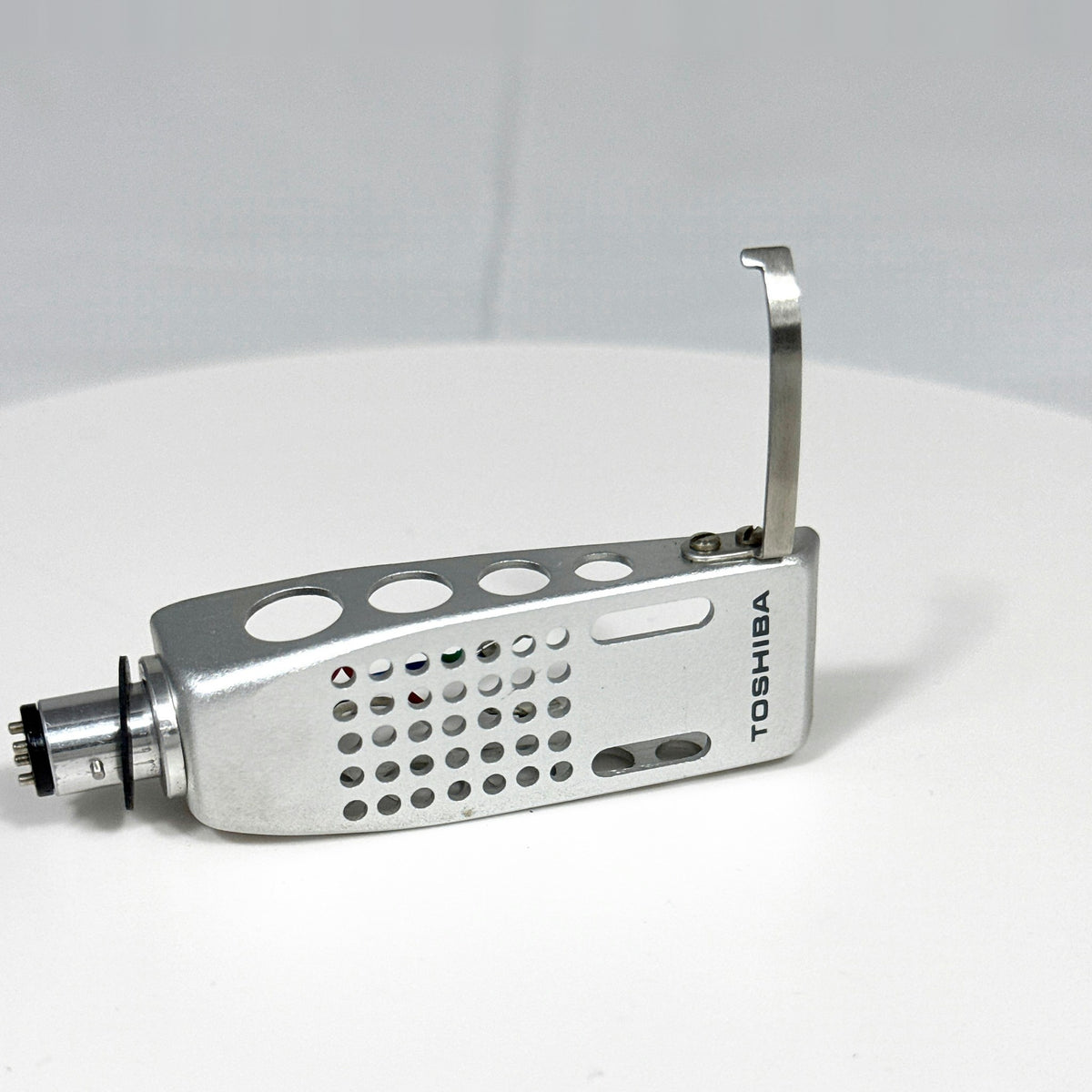 Vintage Toshiba Turntable Headshell with Lead Wires - No Cartridge