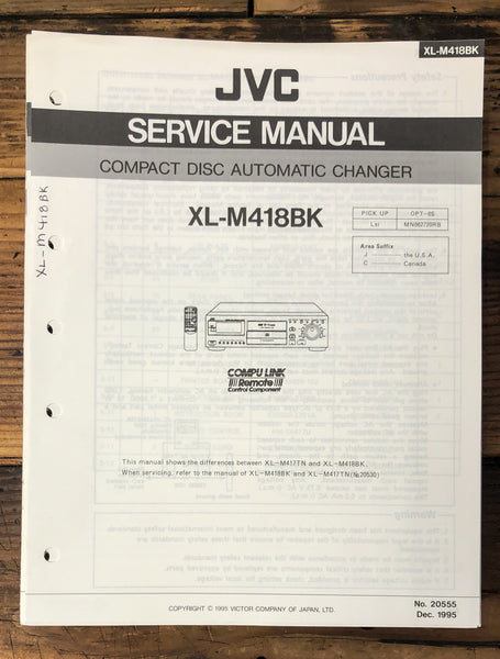 skip XL-M418 BK CD Player  Service Manual *Original*