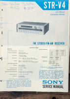 Sony STR-V4 Receiver  Service Manual *Original*