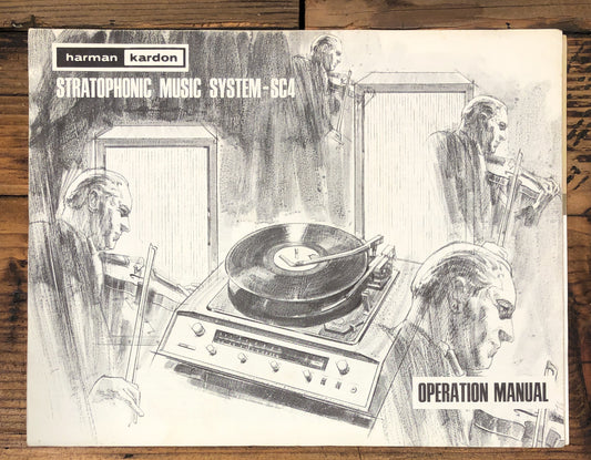 Harman Kardon HK System-SC4 SC4 Stereo  Owner / User Manual *Original*