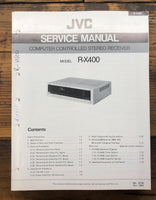 JVC RX-X400 RX-400 Receiver  Service Manual *Original*