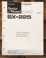 Pioneer SX-225 Receiver Additional Service Manual *Original*