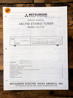 Mitsubishi DA-F76 Tuner  Service Manual *Original*