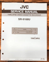 JVC SR-9168U VCR Service Manual *Original*