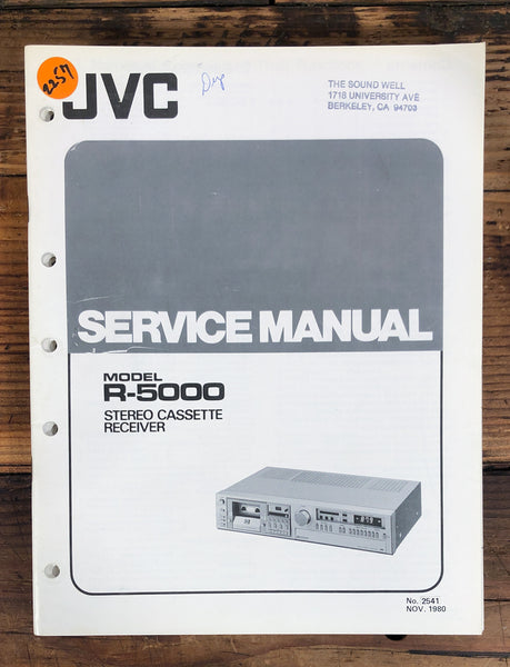 JVC R-5000 Receiver  Service Manual *Original*