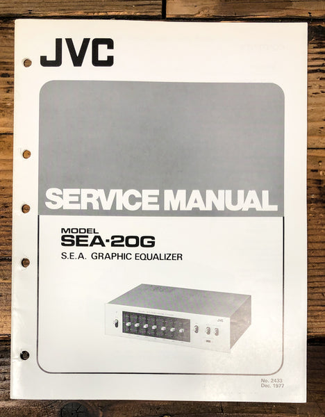 JVC SEA-20G Graphic Equalizer Service Manual *Original*