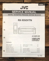 JVC RX-1050VTN RX-1050 VTN Receiver Service Manual *Original*