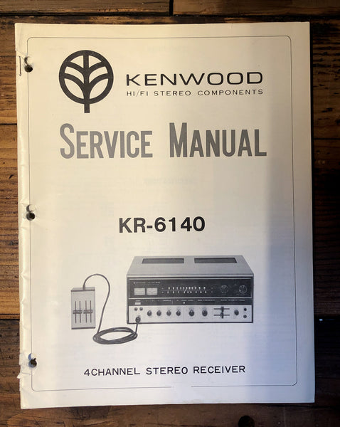 Kenwood KR-6140 Receiver  Service Manual *Original*