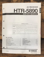 Yamaha HTR-5890 AV Receiver  Service Manual *Original*