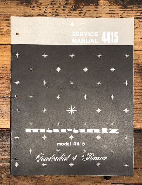 Marantz Model 4415 Receiver  Service Manual *Original*