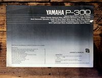 Yamaha P-300 Turntable  Owner / User Manual *Original*