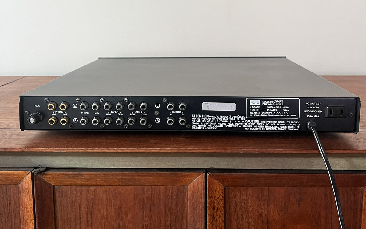 Sansui CA-F1 Preamplifier (1979)