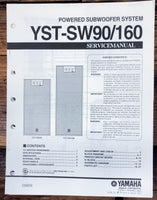 Yamaha CDR-SW90 YST-SW160 Powered Subwoofer  Service Manual *Original*