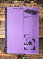 Bang Olufsen B&O Beocord VX 5000 VCR  Service Manual *Original*