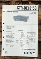 Sony STR-DE1015G Receiver  Service Manual *Original*