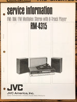 JVC RM-4315 Stereo  Service Manual *Original*