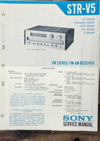 Sony STR-V5 Receiver  Service Manual *Original*