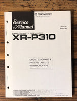 Pioneer XR-P310 Stereo  Service Manual *Original*