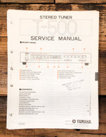 Yamaha T-500 Tuner  Service Manual *Original*