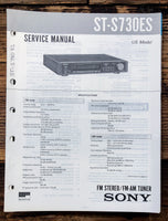 Sony ST-S730ES Tuner  Service Manual *Original*