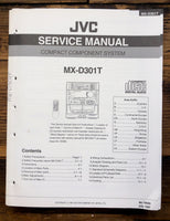 JVC MX-D301T Stereo  Service Manual *Original*