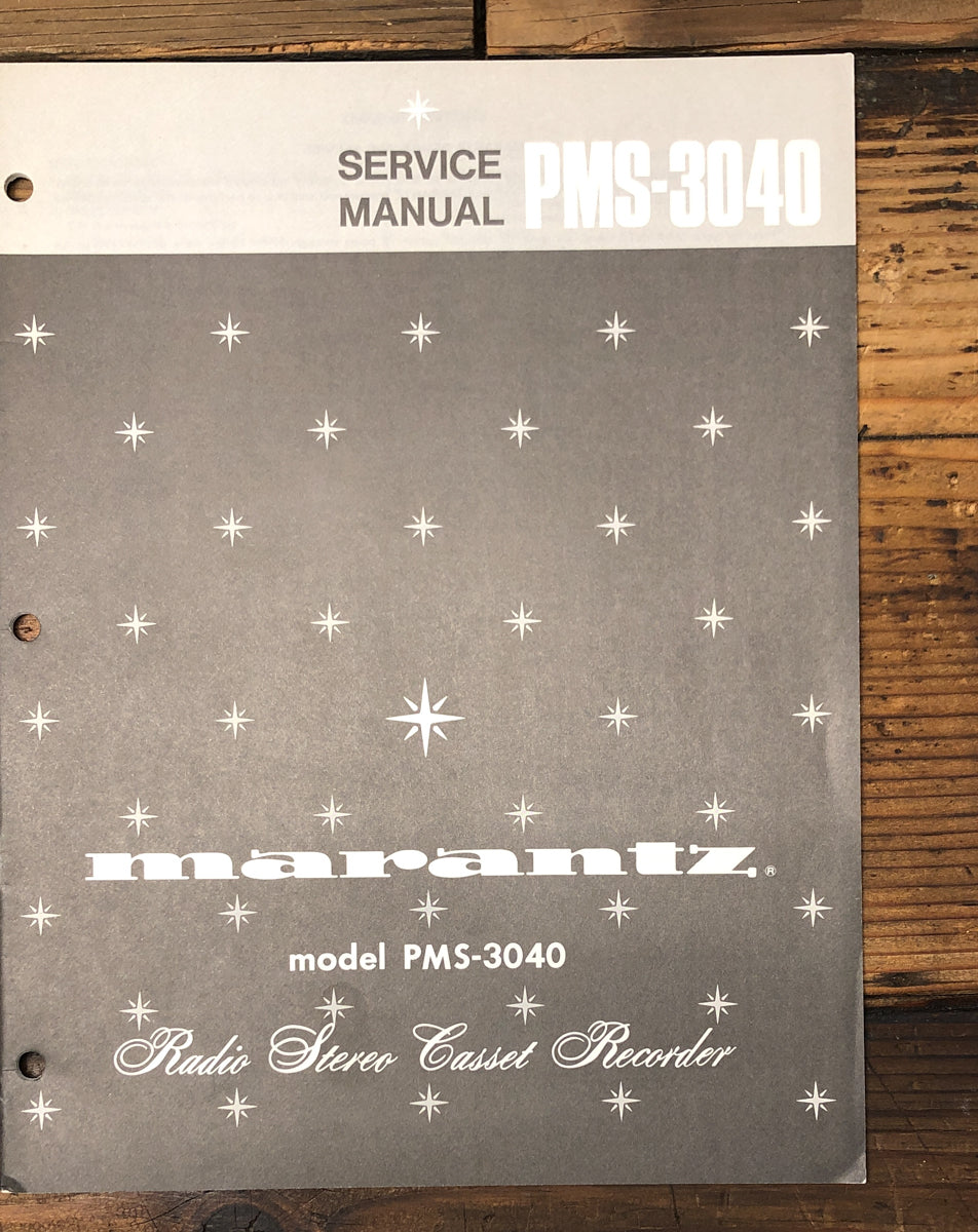 Amplifier Service Manual *Original* – Vintage Audio Store - Vintage ...