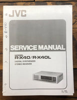 JVC RX-X40 RX-X40L Receiver  Service Manual *Original*