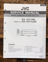 JVC RX-701 Receiver  Service Manual *Original*