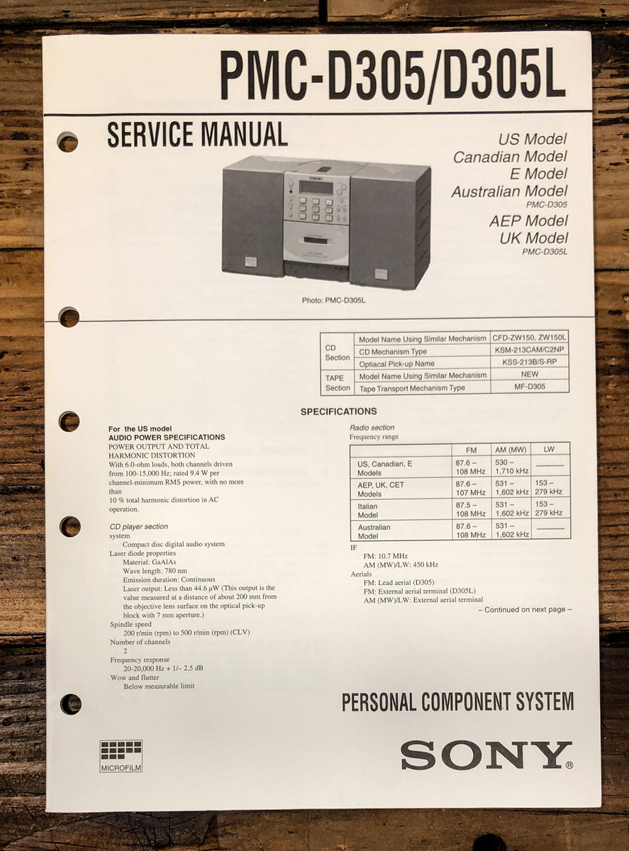 Stereo Service Manual – Vintage Audio Store - Vintage Service Manuals ...