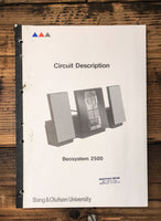 Bang Olufsen B&O BeoSystem 2500  Circuit Description Service Manual *Original*