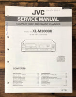 JVC XL-M300 XL-M300BK CD Player  Service Manual *Original*