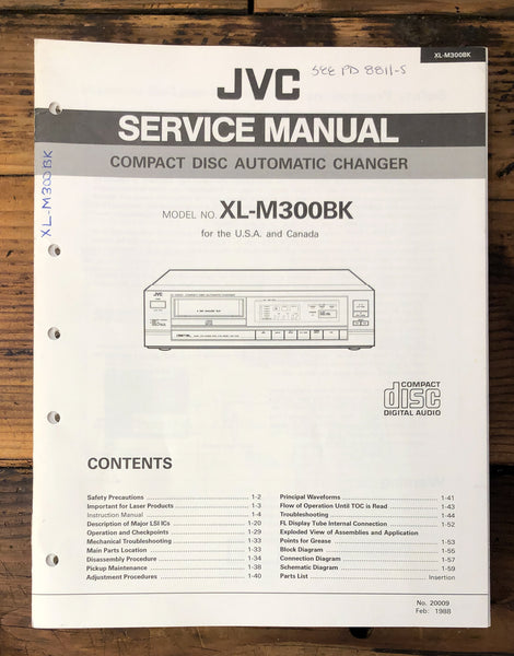 JVC XL-M300 XL-M300BK CD Player  Service Manual *Original*