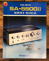 Pioneer SA-5500 MK2 SA-5500 II Amplifier Service Manual *Original*