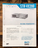 Sony STR-VX200 Receiver  Service Manual *Original*