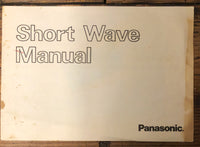 Panasonic / Matsushita Short Wave Manual   Owner / User Manual *Original*