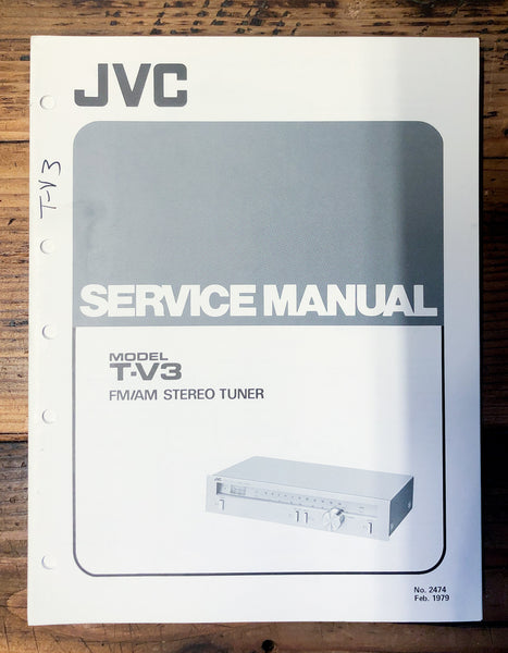 JVC T-V3 Tuner  Service Manual *Original*
