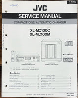 JVC XL-MC100C XL-MC100M CD Changer  Service Manual *Original*