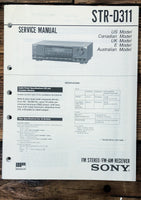 Sony STR-D311 Receiver  Service Manual *Original*