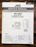 JVC MX-D302T Stereo  Service Manual *Original*