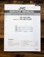 JVC RX-801 VBK VLBK   Service Manual *Original*
