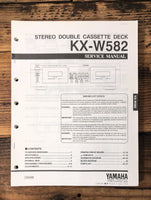 Yamaha KX-W582 Cassette  Service Manual *Original*