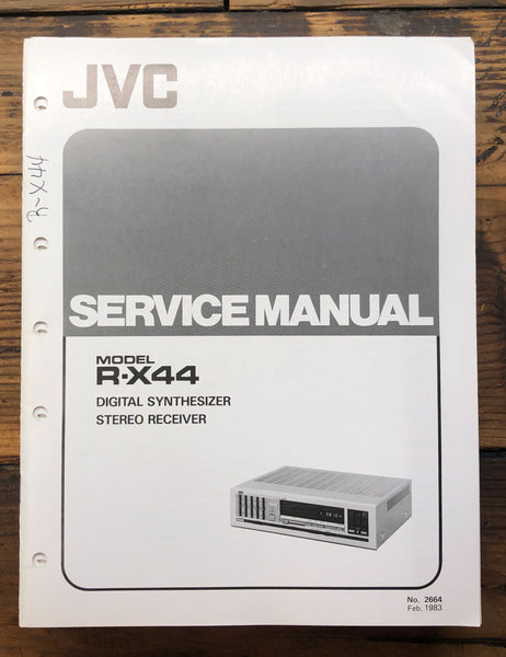 JVC RX-X44 Receiver  Service Manual *Original*